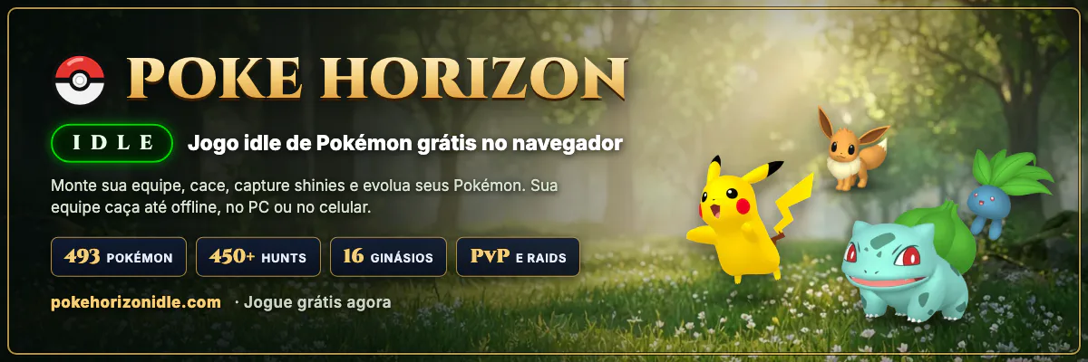 Capa do jogo idle Poke Horizon Idle