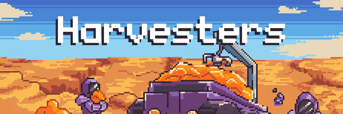 Capa do jogo idle Harvesters