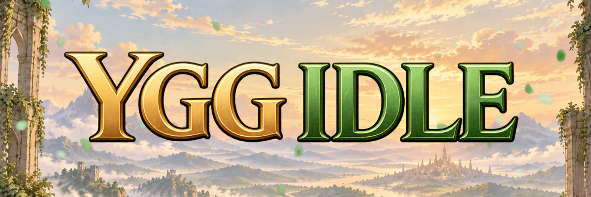 Capa do jogo idle Ygg Idle
