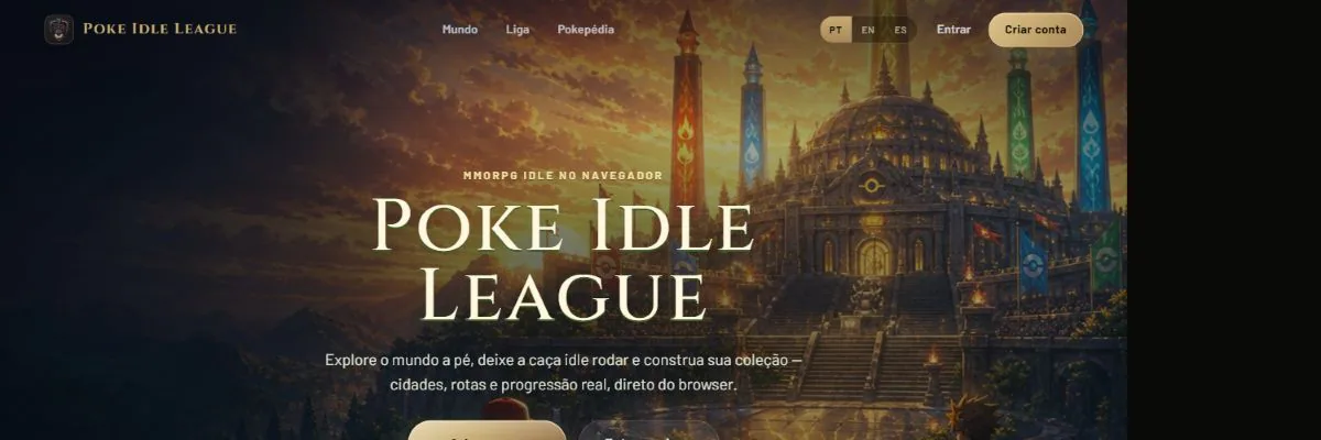 Capa do jogo Poke Idle League