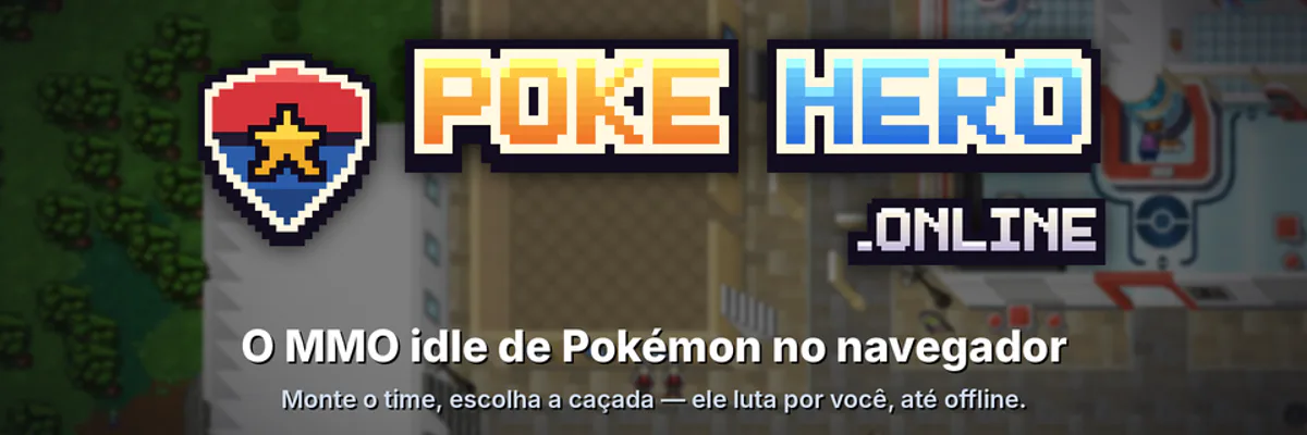Capa do jogo idle PokeHero Idle