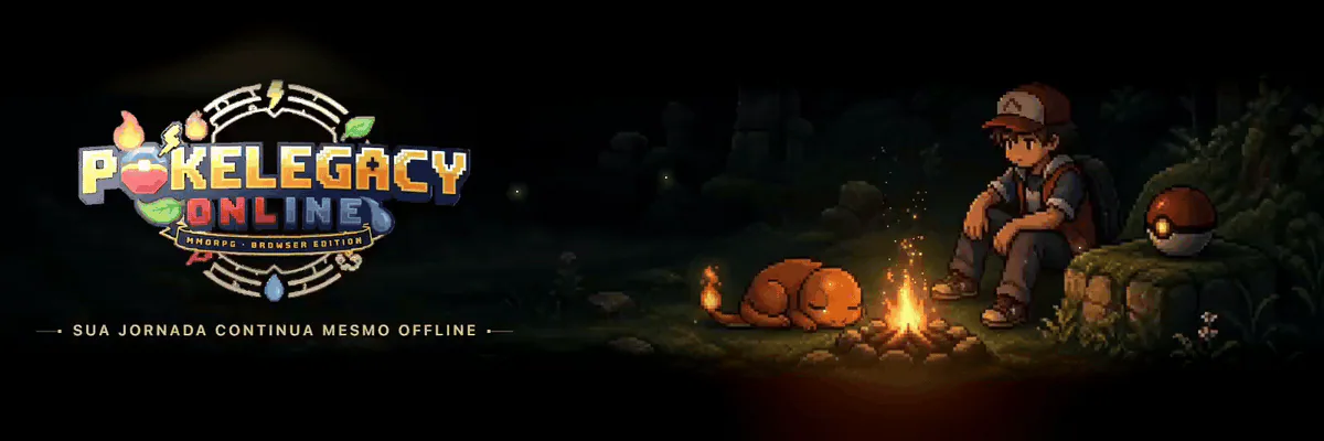 Poke Legacy Online idle game banner