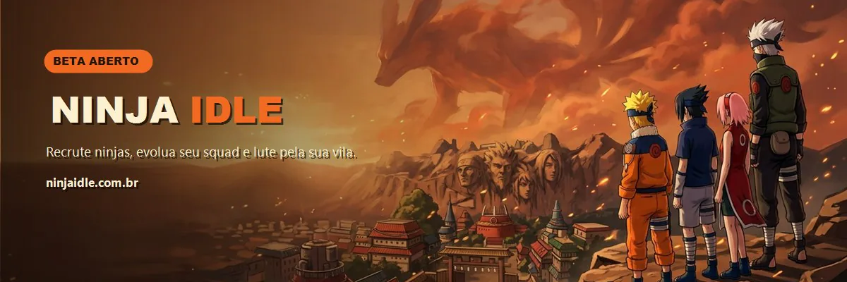Capa do jogo idle Ninja Idle