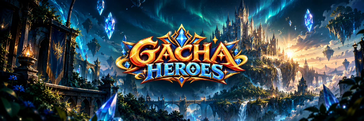 Capa do jogo idle Gacha Heroes