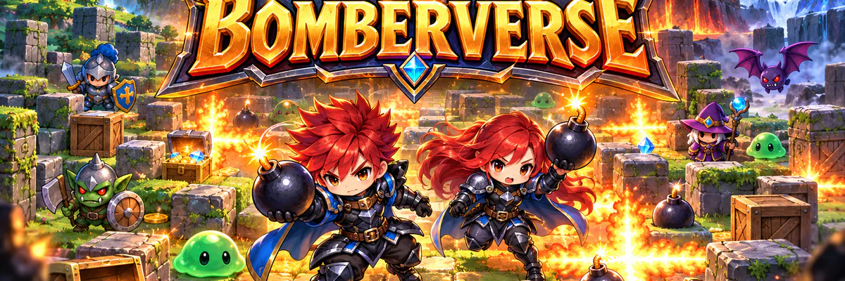 Capa do jogo idle Bomberverse