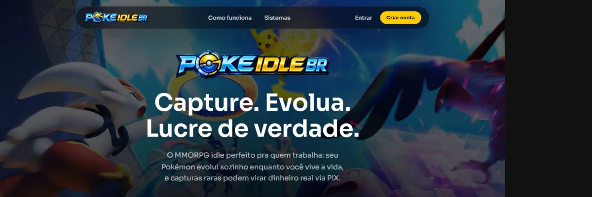 Capa do jogo PokeIdle BR